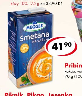 Smetana na vaření 10%