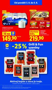 aktuální leták Lidl 3.8.2026-5.8.2026