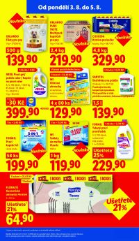 aktuální leták Lidl 3.8.2026-5.8.2026