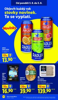 aktuální leták Lidl 3.8.2026-5.8.2026