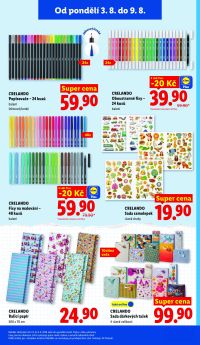 aktuální leták Lidl 3.8.2026-5.8.2026