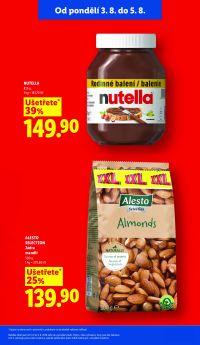 aktuální leták Lidl 3.8.2026-5.8.2026