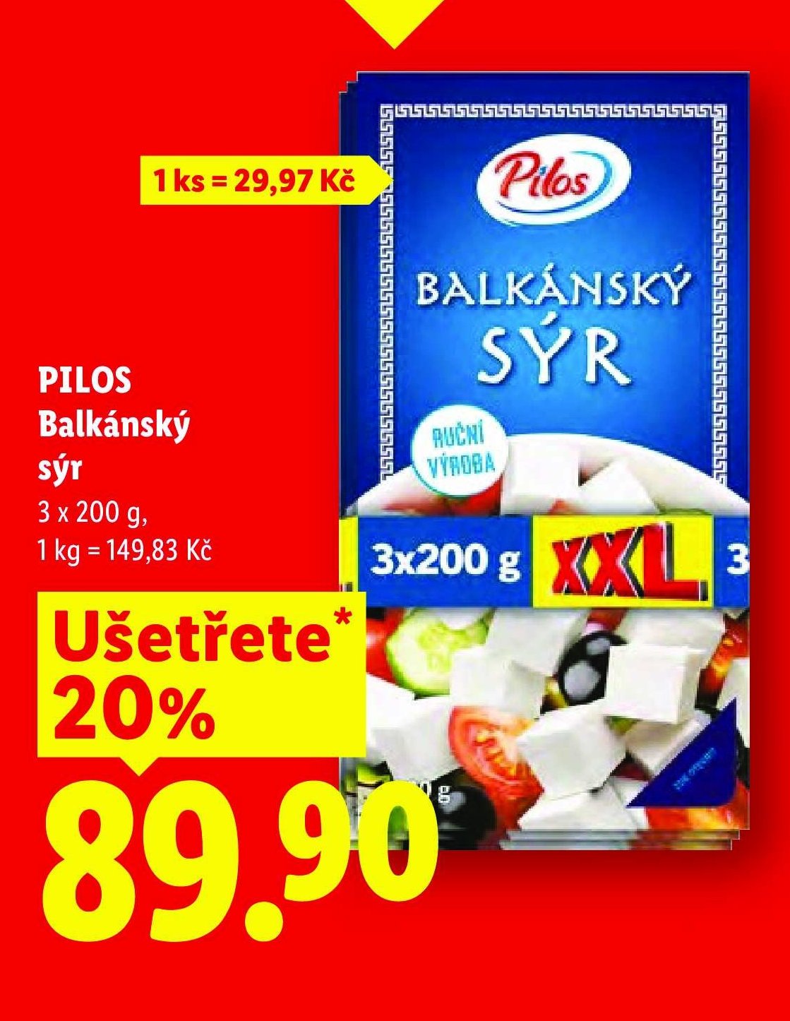 Pilos Balkánský sýr