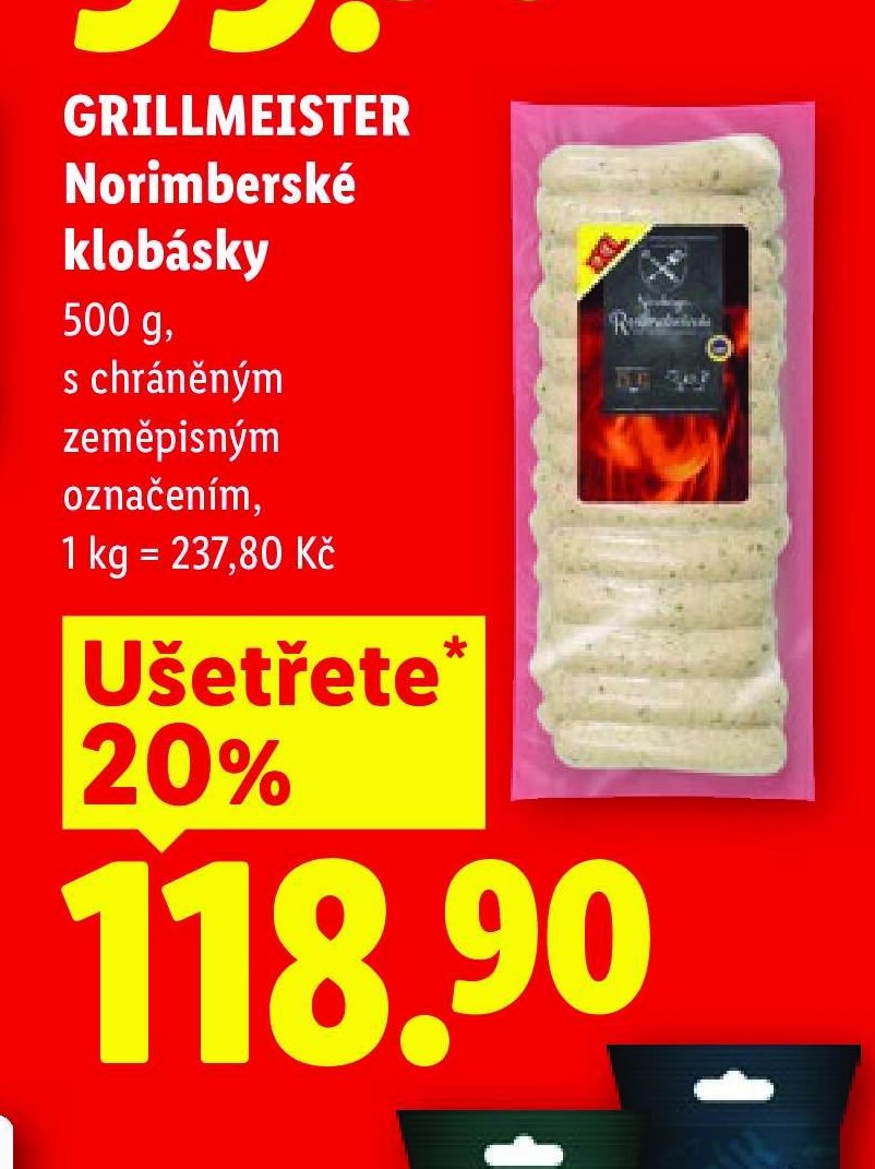 GRILLMEISTER Norimberské klobásky