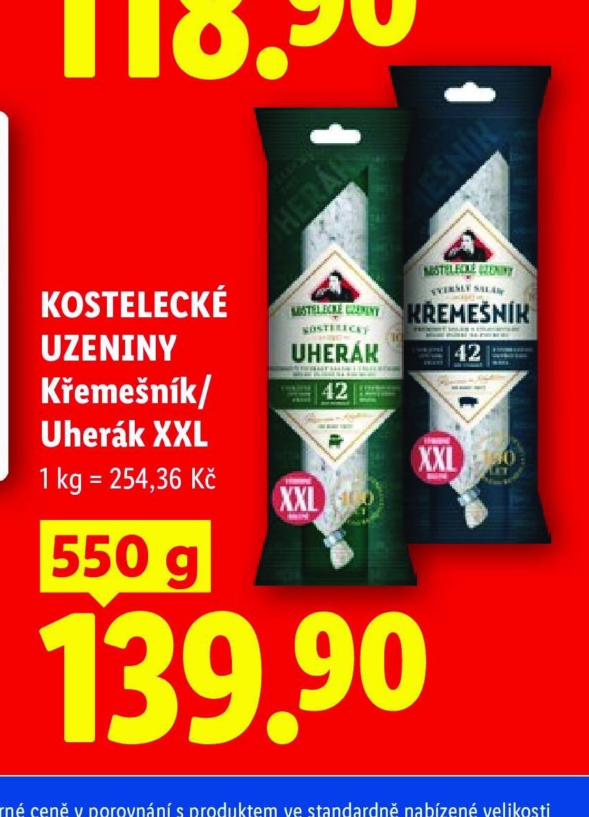 KOSTELECKÉ UZENINY Křemešník/Uherák XXL