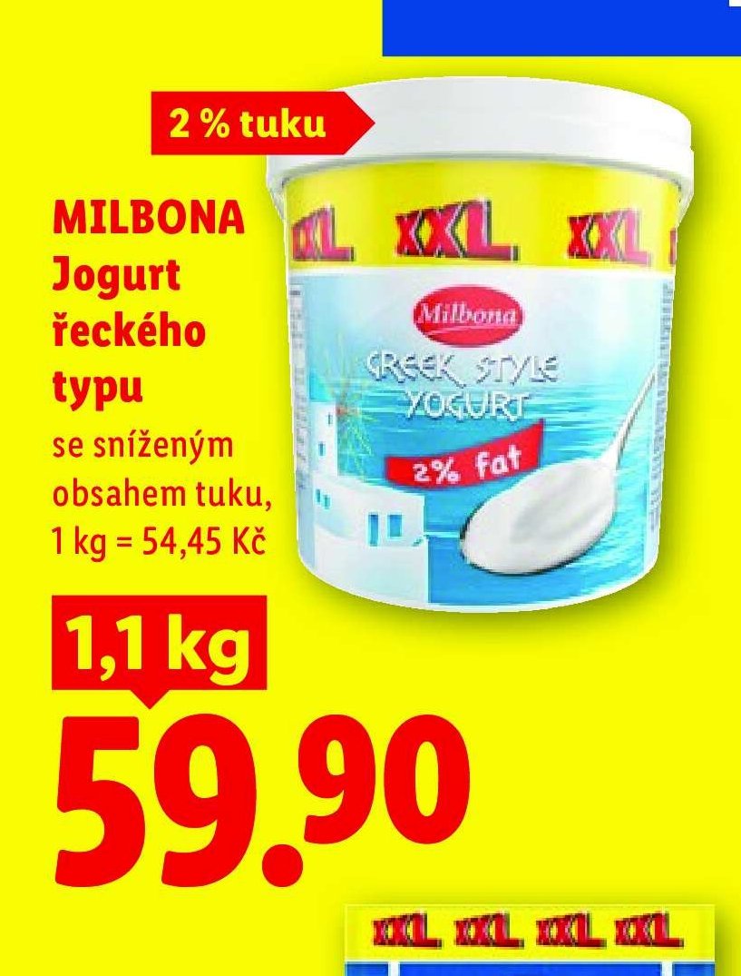 MILBONA Jogurt řeckého typu