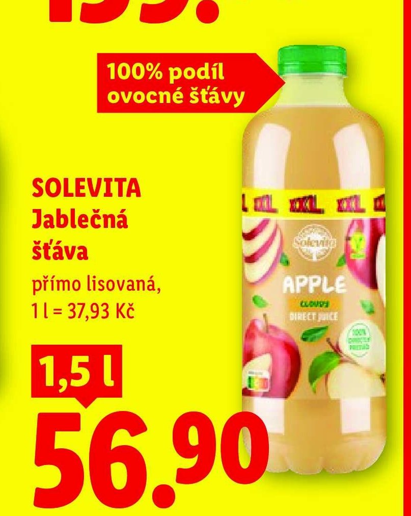 SOLEVITA Jablečná šťáva