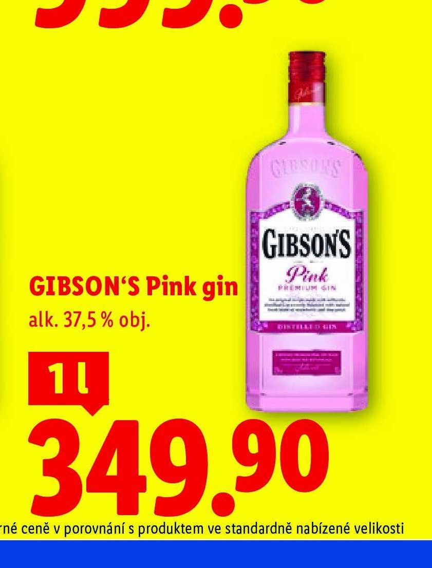 GIBSON'S Pink gin