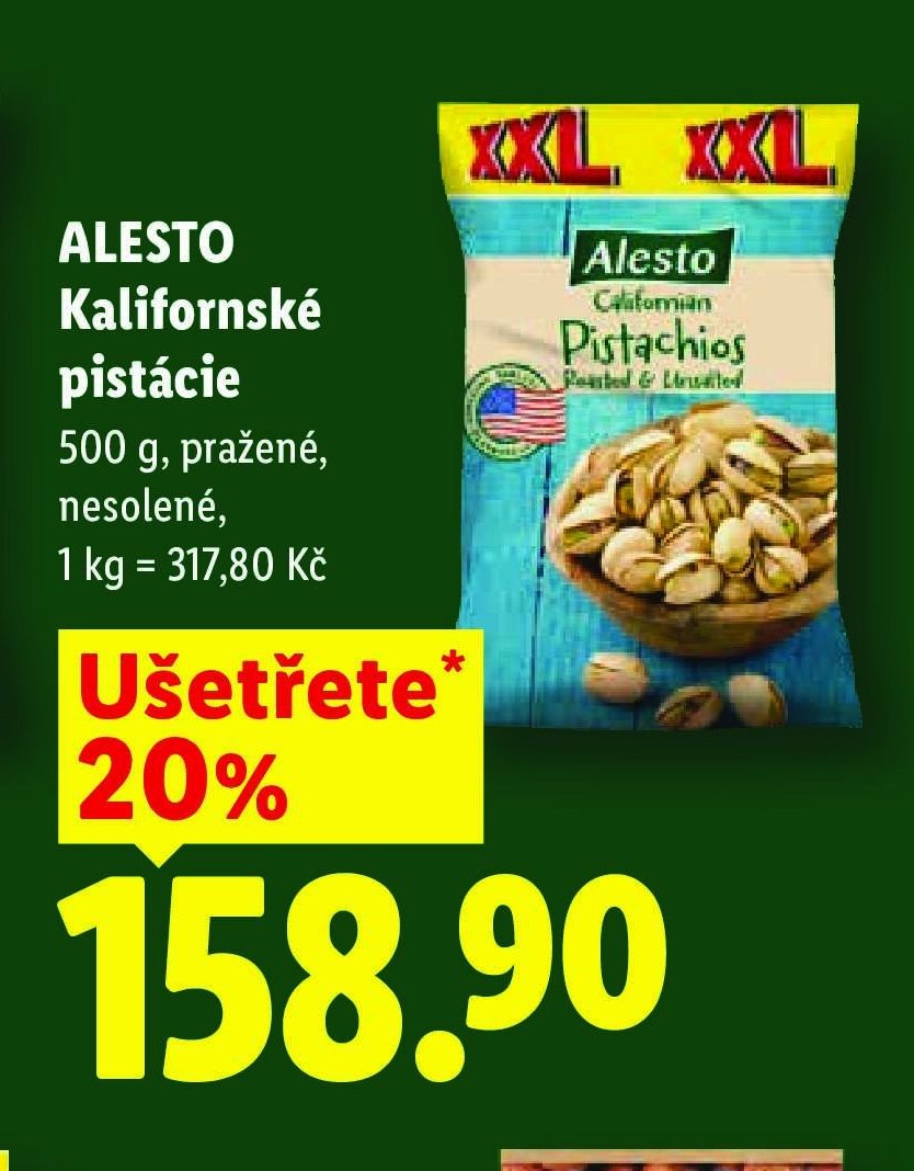 ALESTO Kalifornské pistácie