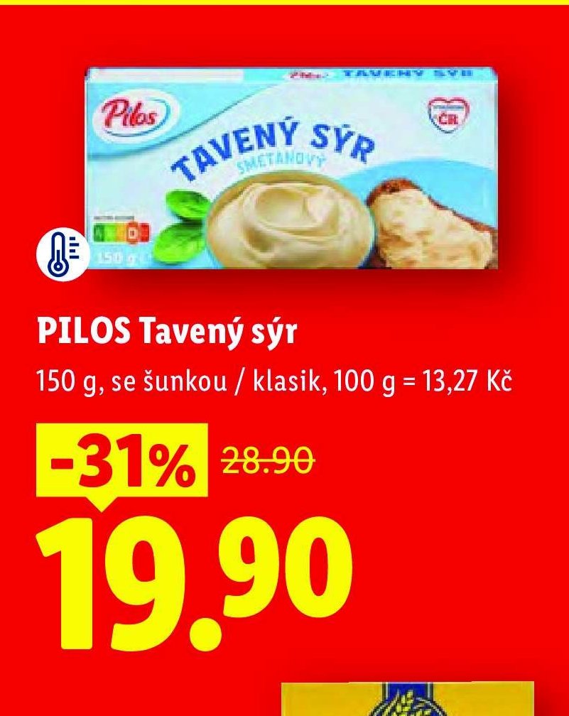 PILOS Tavený sýr