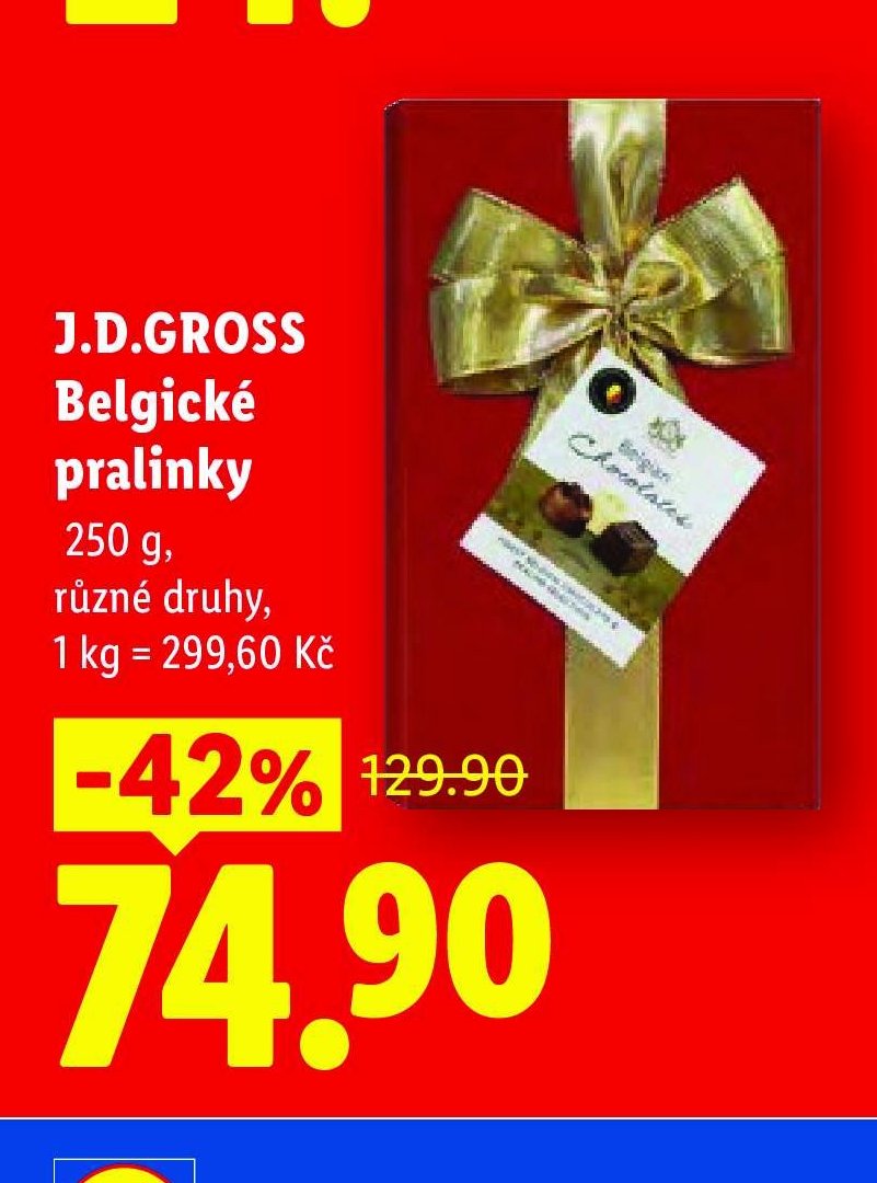 J.D.GROSS Belgické pralinky