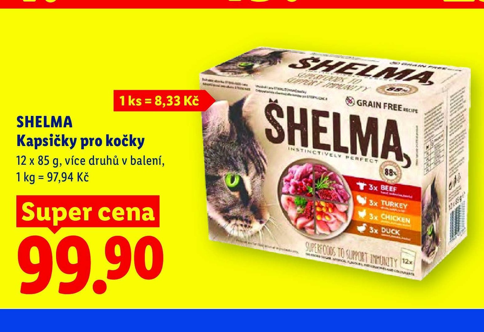 SHELMA Kapsičky pro kočky