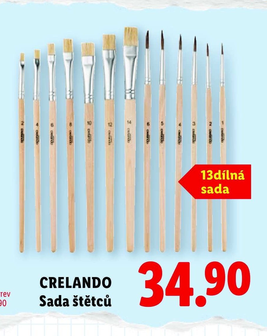 CRELANDO Sada štětců