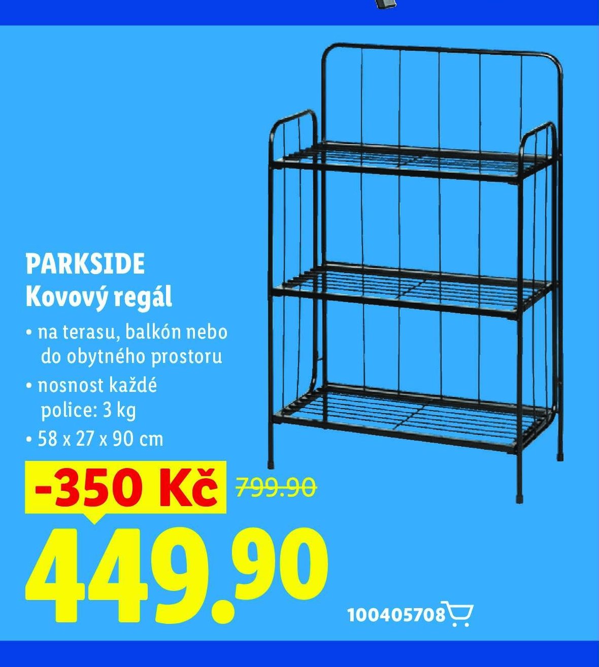 PARKSIDE Kovový regál