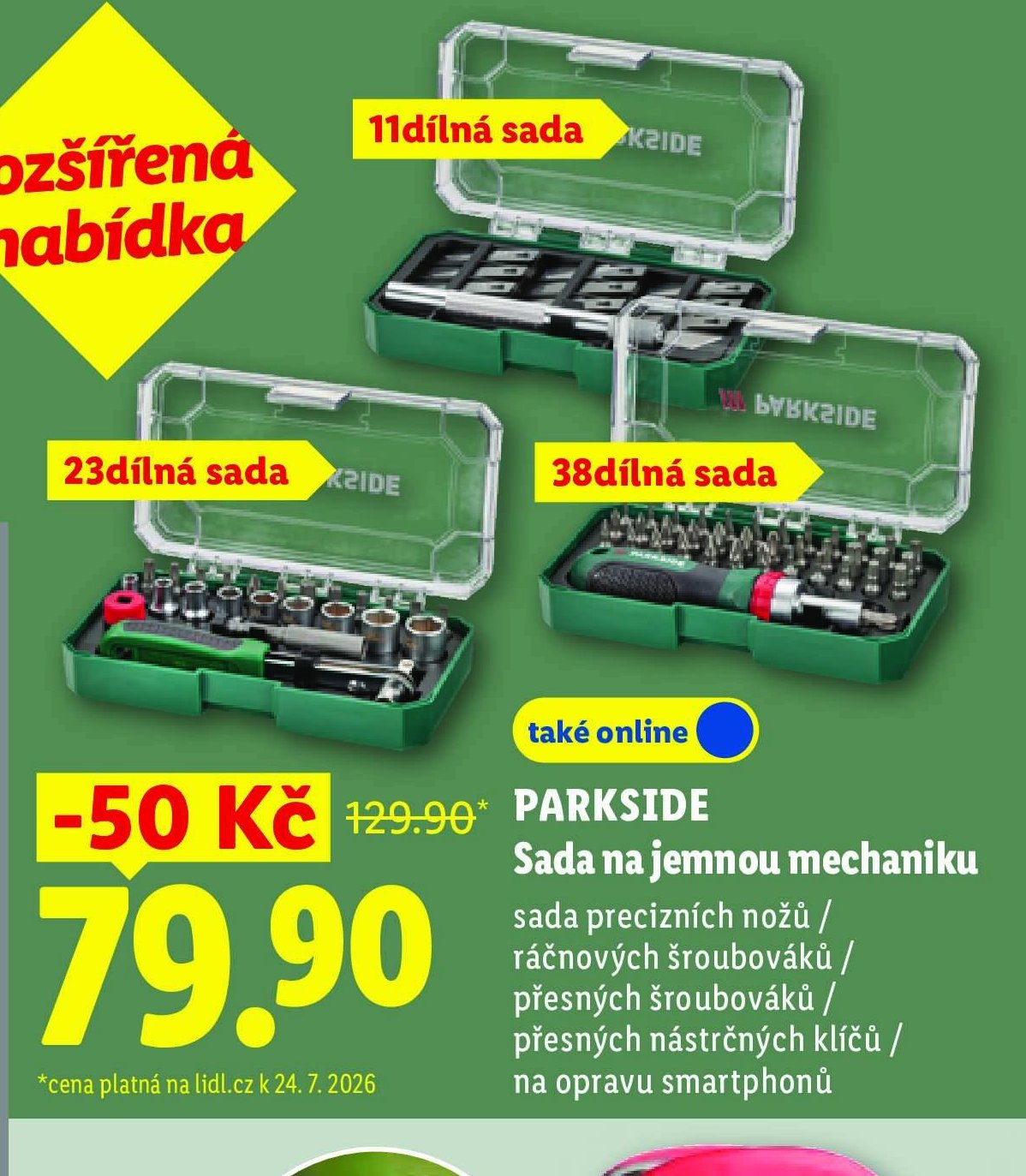 PARKSIDE Sada na jemnou mechaniku