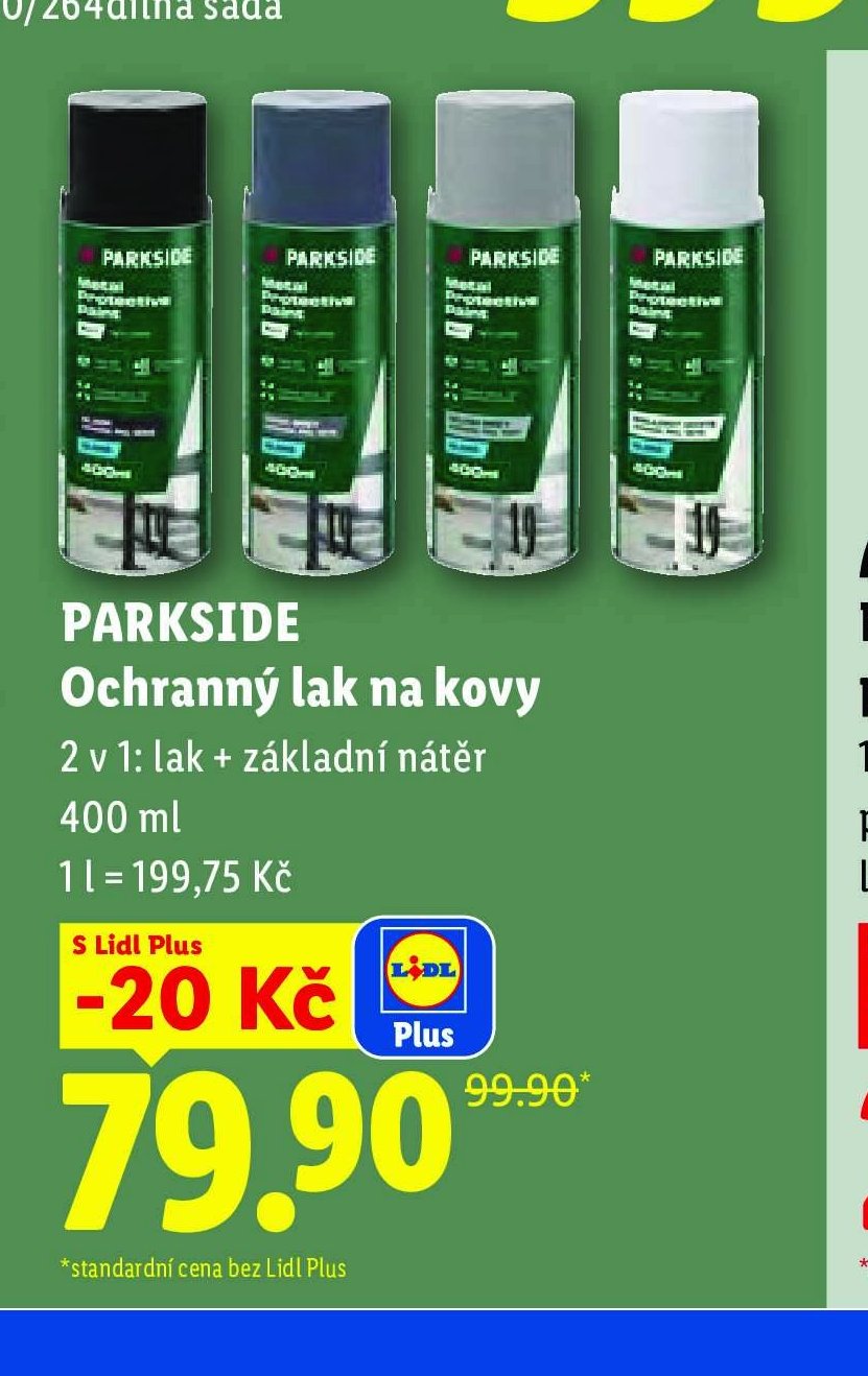 PARKSIDE Ochranný lak na kovy