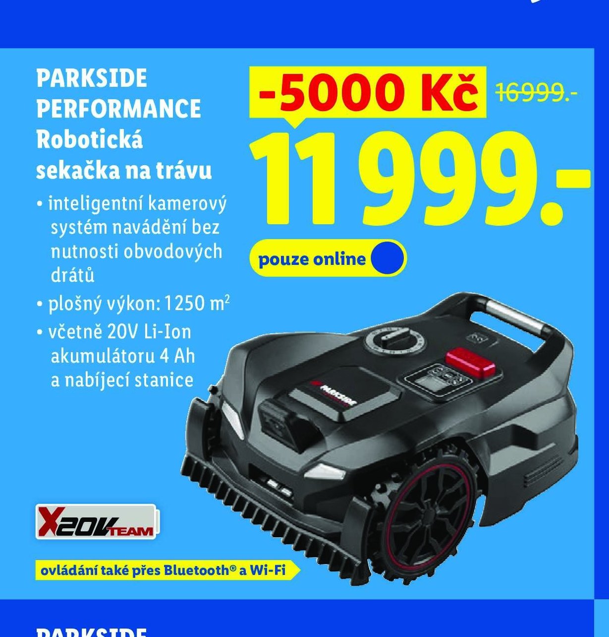 PARKSIDE PERFORMANCE Robotická sekačka na trávu