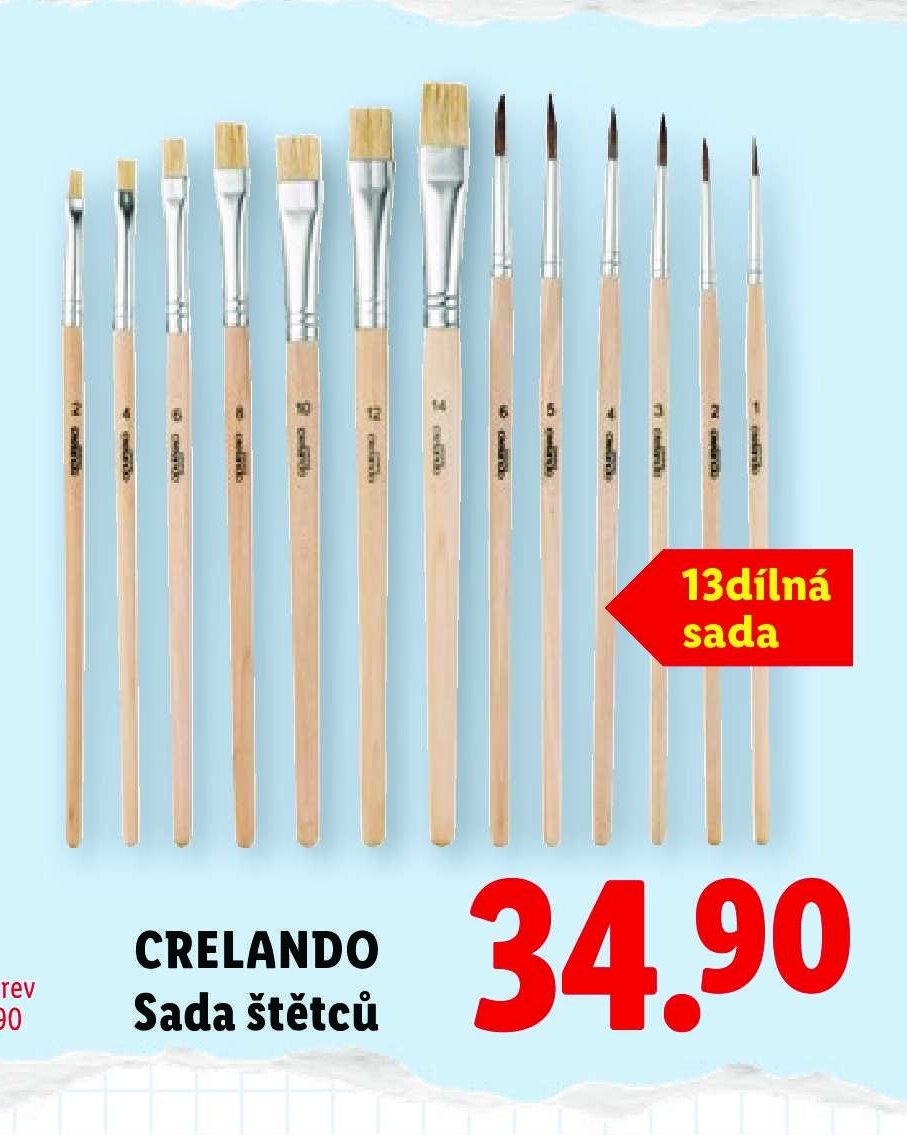 CRELANDO Sada štětců