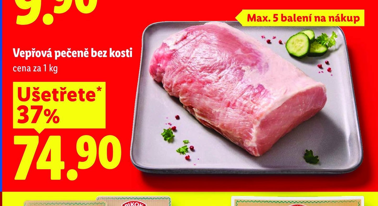 Vepřová pečeně bez kosti