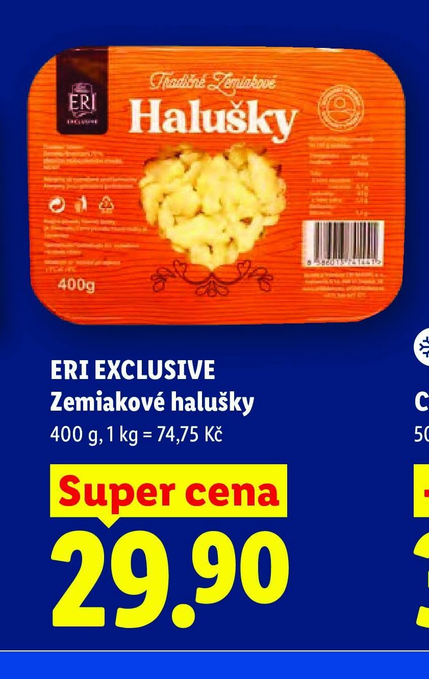 ERI EXCLUSIVE Zemiakové halušky