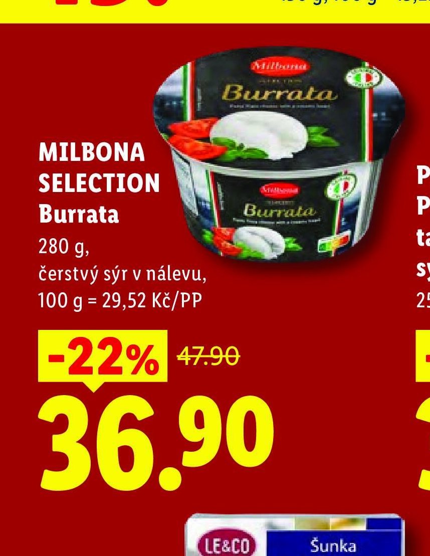 MILBONA SELECTION Burrata