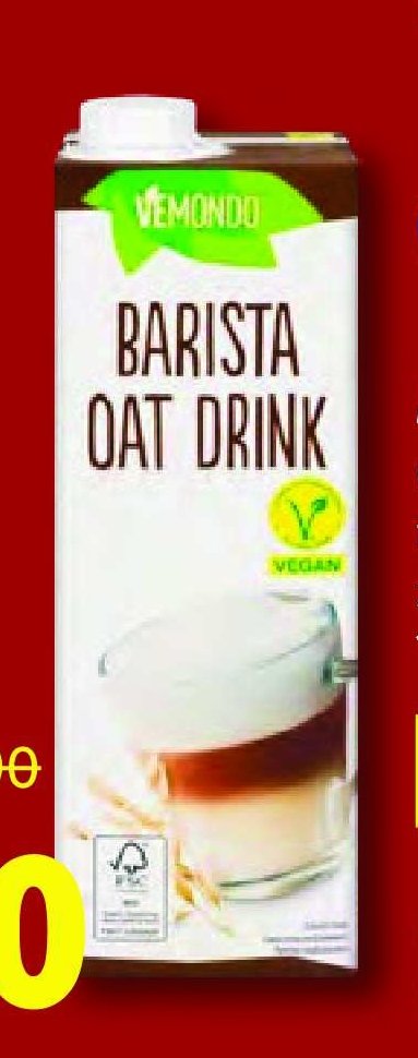 VEMONDO Ovesný nápoj Barista 1 l