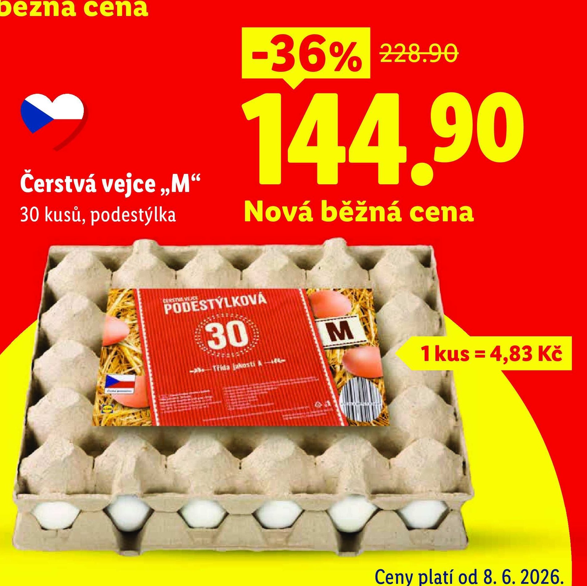 Čerstvá vejce „M“ 30 kusů, podestýlka