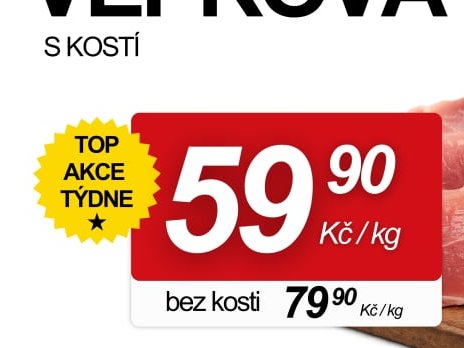 VEPŘOVÁ PLEC S KOSTÍ