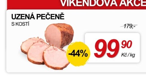 UZENÁ PEČENĚ S KOSTÍ
