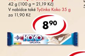 Oplatka Koko, Kofila, Banány