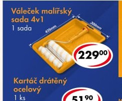 Váleček malířský sada 4v1