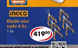 Kleště mini sada 6 ks