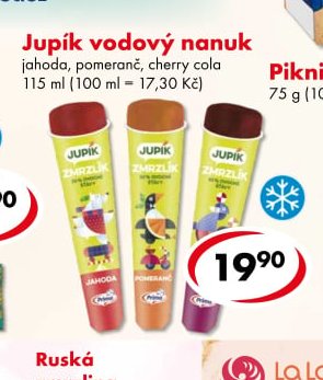 Jupík vodový nanuk