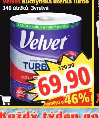 Velvet Kuchyňská utěrka Turbo