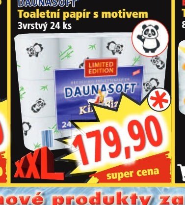 DAUNASOFT Toaletní papír s motivem