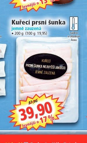 Kuřecí prsní šunka