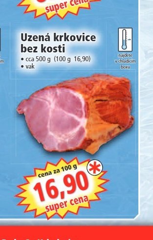 Uzená krkovice bez kosti