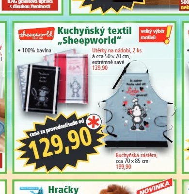 Sheepworld Kuchyňský textil