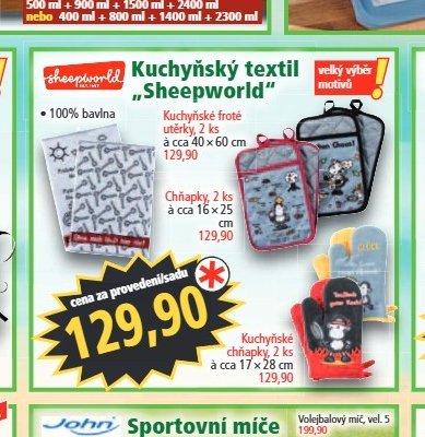 Sheepworld Kuchyňský textil