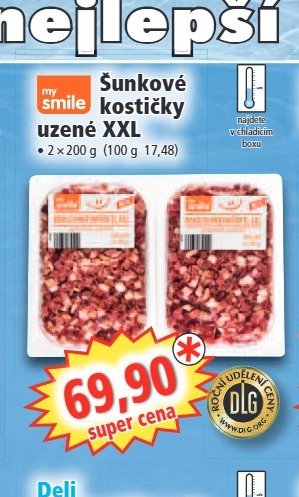 Šunkové kostičky uzené XXL