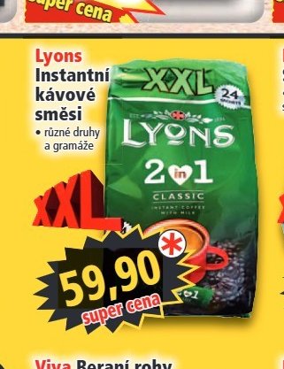 Lyons Instantní kávové směsi
