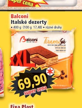 Balconi Italské dezerty