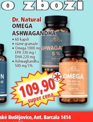 Dr. Natural OMEGA ASHWAGANDHA