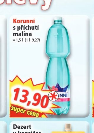 Korunní s příchutí malina