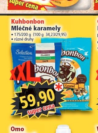 Kuhbonbon Mléčné karamely