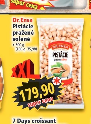 Dr. Ensa Pistácie pražené solené