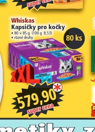 Whiskas Kapsičky pro kočky