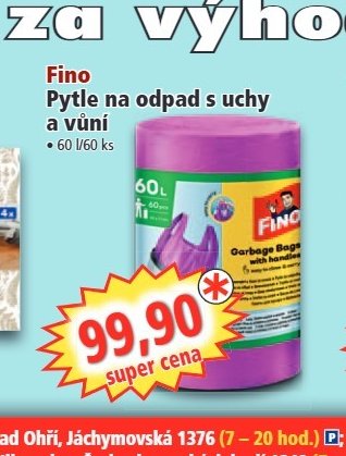 Fino Pytle na odpad s uchy a vůní