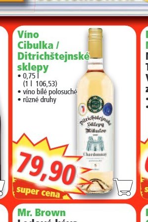 Víno Cibulka / Ditrichštejnské sklepy
