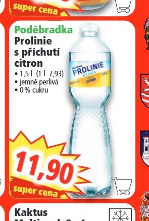 Poděbradka Prolinie s příchutí citron